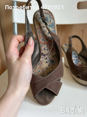 Дамски сандали на платформа, снимка 6 - Дамски обувки на ток - 53136931