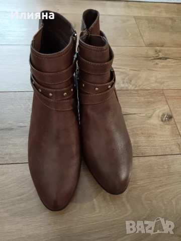 дамски боти кафяви цвят, 39 номер, снимка 3 - Дамски боти - 51313752