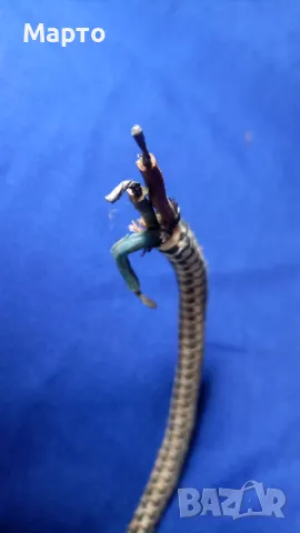 Стар, ретро, кабел, троен, многожилен, текстилна оплетка, снимка 4 - Антикварни и старинни предмети - 50189287