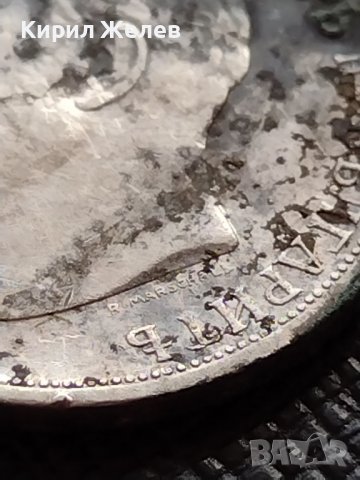 СРЕБЪРНА МОНЕТА 1 лев 1913г. ФЕРДИНАНД първи Цар на Българите за КОЛЕКЦИЯ 36495, снимка 12 - Нумизматика и бонистика - 39693503