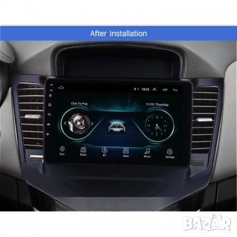 Мултимедия, Двоен дин, за Chevrolet Cruze, с екран, Навигация, плеър, 9“ дисплей, Android, Шевролет, снимка 2 - Аксесоари и консумативи - 38392905