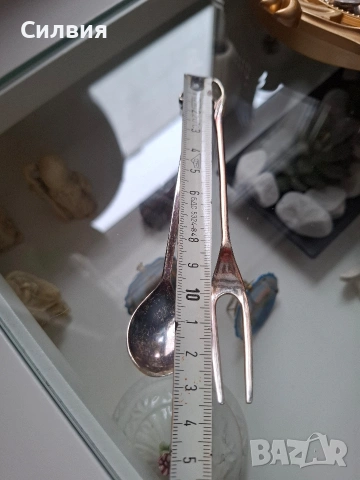 Малки вилички и лъжички с поставка , снимка 7 - Други стоки за дома - 53571281