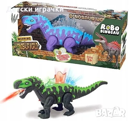 Динозавър интерактивен ходещ, звук и светлина , снимка 3 - Други - 49086563