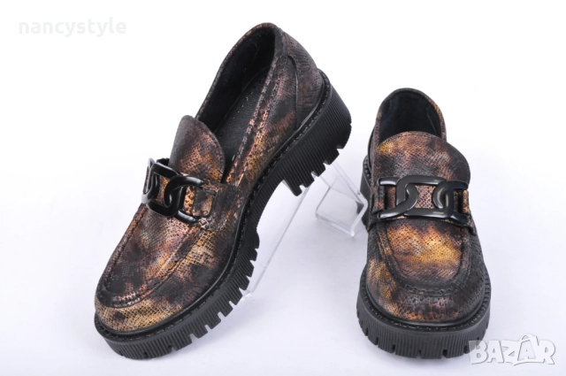 NEW! Дамски лоуфъри естествена кожа, снимка 2 - Дамски ежедневни обувки - 51997415