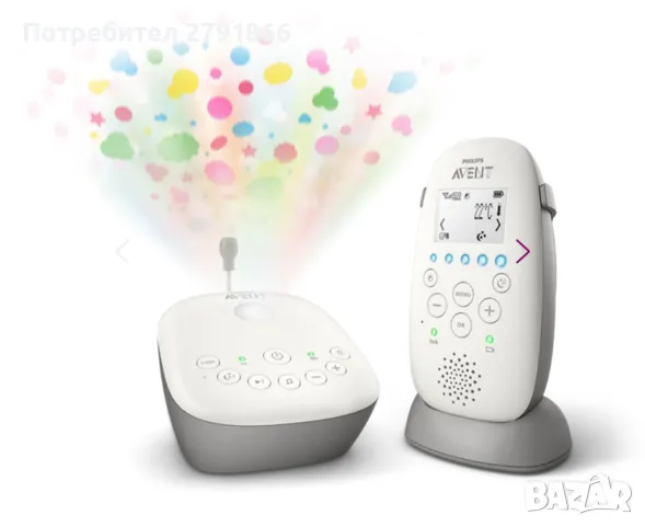 Philips Avent Premium Премиум аудио бебефон DECT SCD733/26