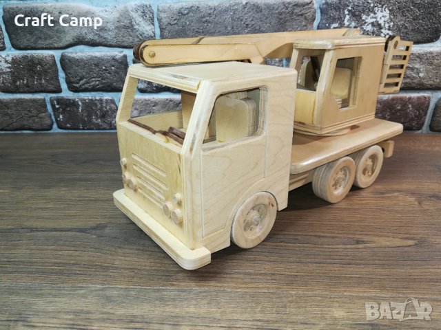 Дървен макет на камион - Вишка, Автовишка - Craft Camp, снимка 9 - Коли, камиони, мотори, писти - 43281989