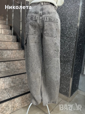 Дънки с камъчета , снимка 2 - Дънки - 51582007