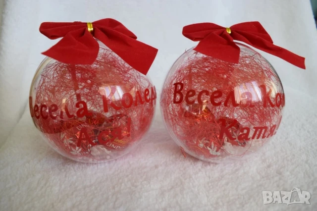 коледни топки с имена , снимка 3 - Други - 51189280