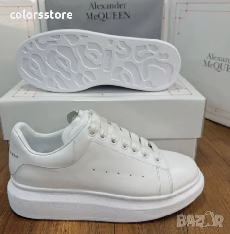 Мъжки бели кецове Alexander McQueen/BR50c, снимка 2 - Маратонки - 50292583