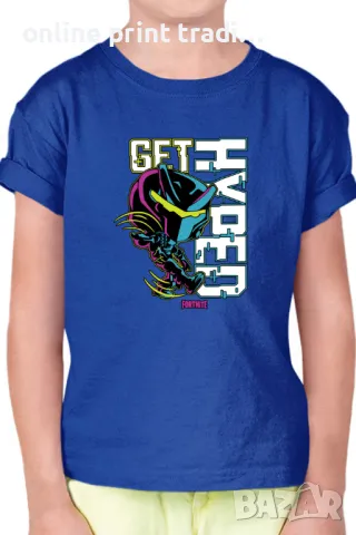 Детска тениска Фортнайт Fortnite Get Hyped, снимка 8 - Детски тениски и потници - 48523280