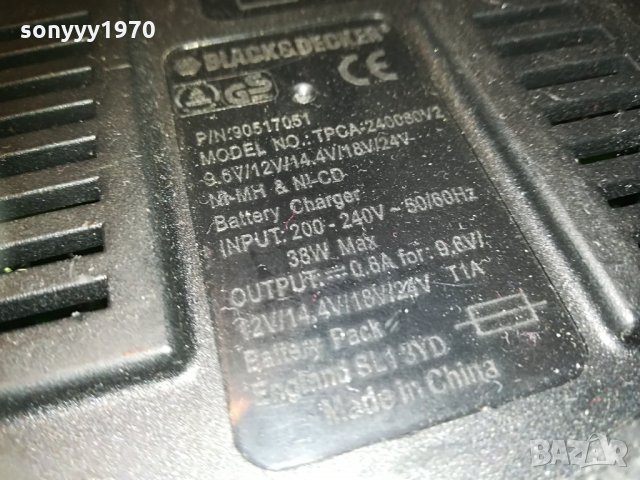 black & decker 12v battery+charger-внос швеицария 1405210934, снимка 15 - Винтоверти - 32870596