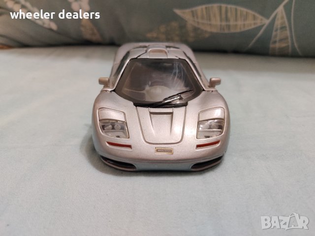 Метална количка Mclaren F1 Maisto Supercar collection 1/24, снимка 8 - Колекции - 40626653