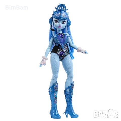 Оригинална кукла Monster High® Abbey Bominable с гардероб Skulltimate Secrets™, снимка 6 - Кукли - 48766689