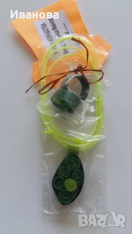 Ръчна изработка на бижута от хартия и квилинг  0.50лв лакирани са със декопажен лак