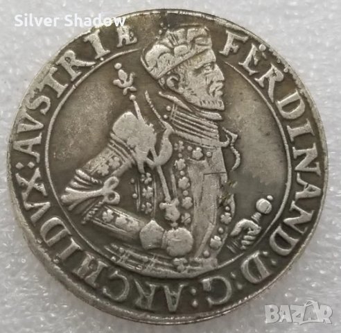 Монета Австрия  1 Талер 1595 г  Крал Фердинанд II - Реплика