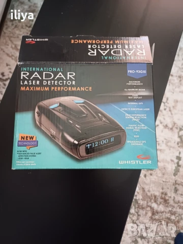 Нов модел висок клас лазерен радар детектор от Whistler с GPS.