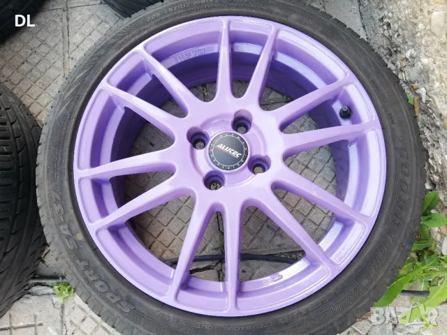 17 4х108, 17 4x108 тип OZ Superleggera с почти нови 205 45 17, снимка 4 - Гуми и джанти - 50435117