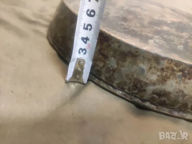 Продавам стара медна тава , снимка 7 - Декорация за дома - 49469070