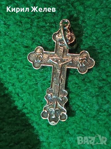ИЗТОЧНОПРАВОСЛАВНО СРЕБЪРНО РАЗПЯТИЕ КРЪСТ СРЕБРО 925 с Надпис СПАСИ и СОХРАНИ 31182, снимка 3 - Колиета, медальони, синджири - 42404212