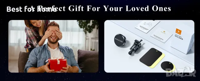 Универсален магнитна стойка за телефон за кола Miracase, снимка 8 - Селфи стикове, аксесоари - 47397867