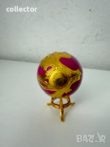 Колекционерско порцеланово яйце - Franklin Mint. №7628, снимка 6 - Антикварни и старинни предмети - 52481188