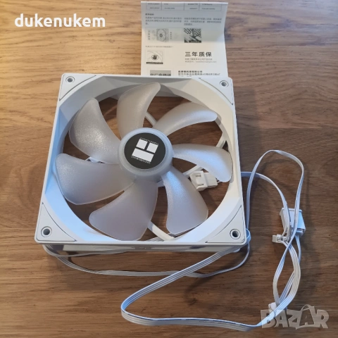 PWM вентилатор TL-C14CW-S 140 mm – тих, ARGB, бял, снимка 8 - Други - 53256979