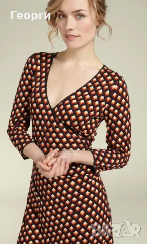 Елегантна всекидневна зелена рокля King Louie, допущам коментар по цената