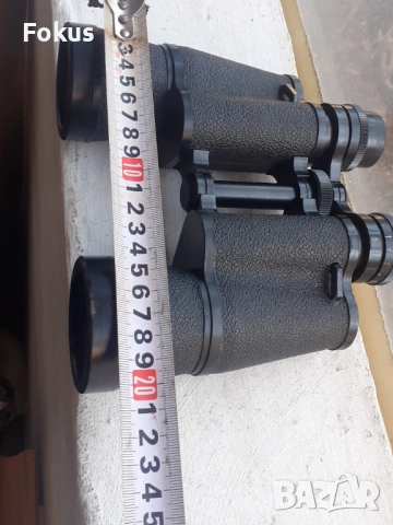 Голям стар бинокъл 7/50, снимка 6 - Антикварни и старинни предмети - 53339848