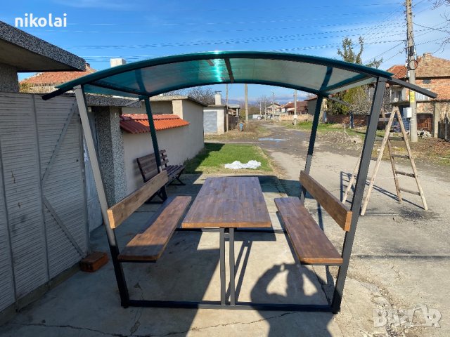 Нова беседка , снимка 3 - Градински мебели, декорация  - 43342343