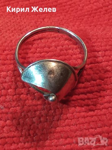 ДИЗАЙНЕРСКИ АРТ СРЕБЪРЕН ПРЪСТЕН РЪЧНА ФИНА ИЗРАБОТКА 17081, снимка 4 - Пръстени - 31557151