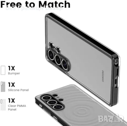 Нов Хибриден удароустойчив кейс за Samsung S25 Ultra – сменяем гръб Самсунг калъф, снимка 2 - Калъфи, кейсове - 49483804