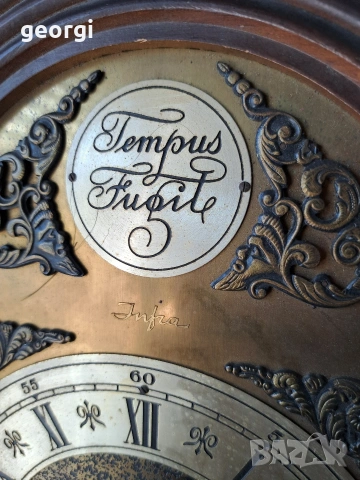 немски стенен часовник с махало 32/1, снимка 2 - Стенни часовници - 53072434