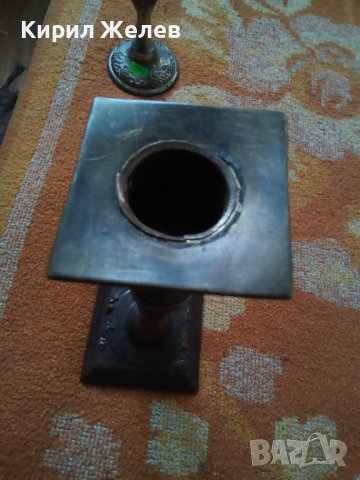 Стар бронзов свещник 42529, снимка 9 - Колекции - 43785647