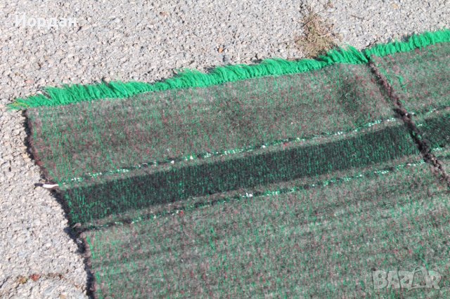 Тъкана вълнена постелка сивозелена, снимка 4 - Колекции - 38453650