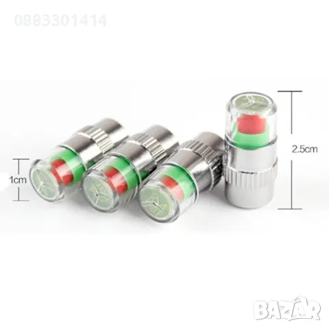 Манометър-капачка на налягането в гумите , снимка 7 - Аксесоари и консумативи - 47396189