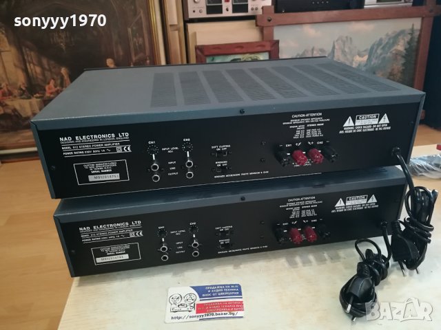 nad power amplifier-2бр внос swiss 2012231327, снимка 7 - Ресийвъри, усилватели, смесителни пултове - 43487027