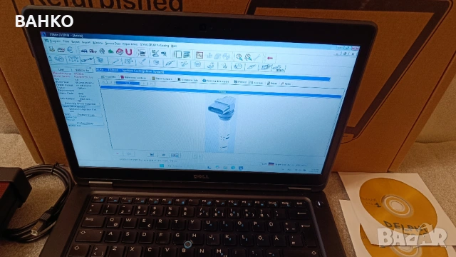 Комплект aвтодиагностика и лаптоп DELL с i5 процесор, снимка 4 - Аксесоари и консумативи - 53269022