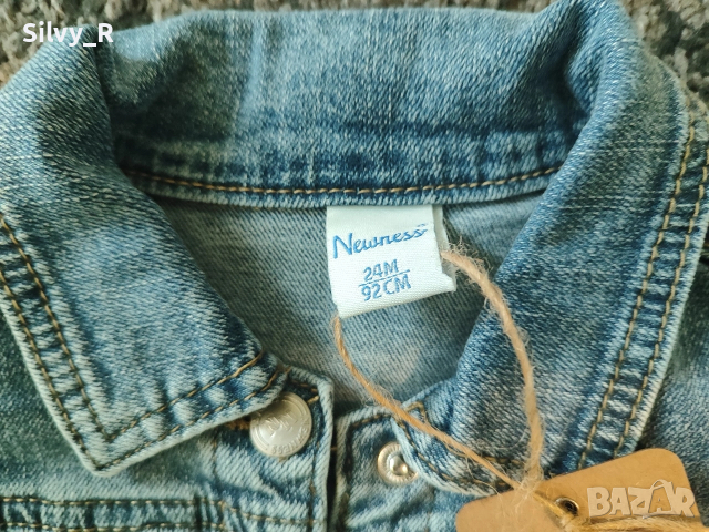 Ново дънково яке, снимка 4 - Бебешки якета и елеци - 53045708