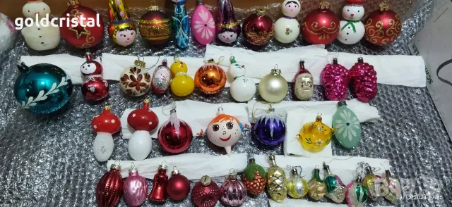 Стари стъклени играчки , снимка 3 - Антикварни и старинни предмети - 43406234