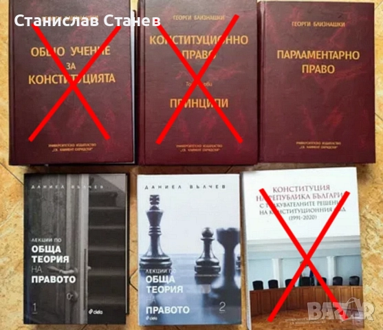 Учебници, книги, литература по право