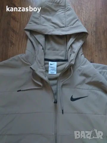 Nike Therma-Fit ADV Men's Winterized Hoodie Sweatshirt - страхотно мъжко горнище КАТО НОВО 3ХЛ, снимка 4 - Спортни дрехи, екипи - 47635581
