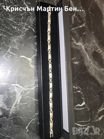 Мъжка Гривна с злато 18к. проба 750