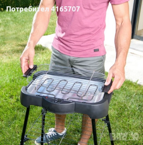 Електрическо барбекю Taurus Maxim’s Plus – 2000W, регулируем термостат, съд за вода, вътрешна и външ, снимка 8 - Барбекюта - 51531928