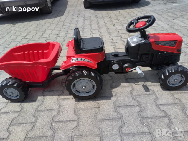 PILSAN Трактор с ремарке PLS-40 червен, снимка 9 - Детски велосипеди, триколки и коли - 53564692
