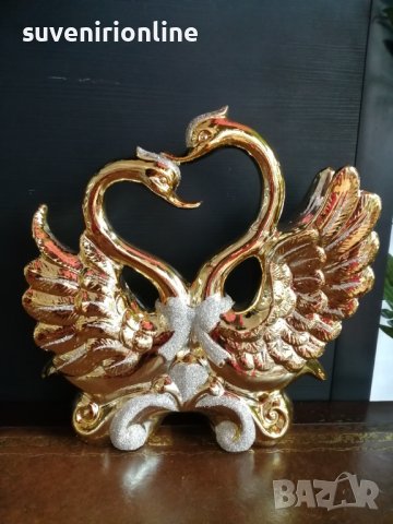 Статуетка двойка лебеди 