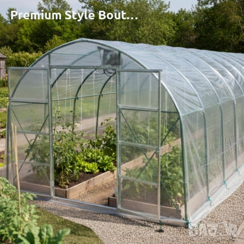 Опора за оранжерия тип арка - издръжлива стомана с полиетиленово покритие, снимка 3 - Други стоки за дома - 53592511