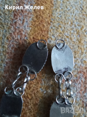 САЧАНЕНА с БЯЛ ИВИЧЕСТ АХАТ ОРИЕНТАЛСКА СТАРИНЕН СТИЛ ОГЪРЛИЦА 5022, снимка 14 - Антикварни и старинни предмети - 29614880