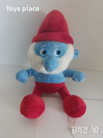 Плюшена играчка татко Smurf татко смърф
