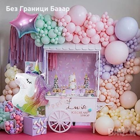 Нов Комплект 70 части за арка декорация / украса за рожден ден Балони, снимка 7 - Други - 43696635