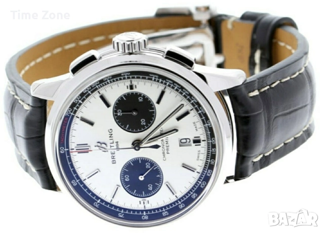 Breitling Premier Chronograph "Panda" 42mm Steel, снимка 7 - Мъжки - 52997594